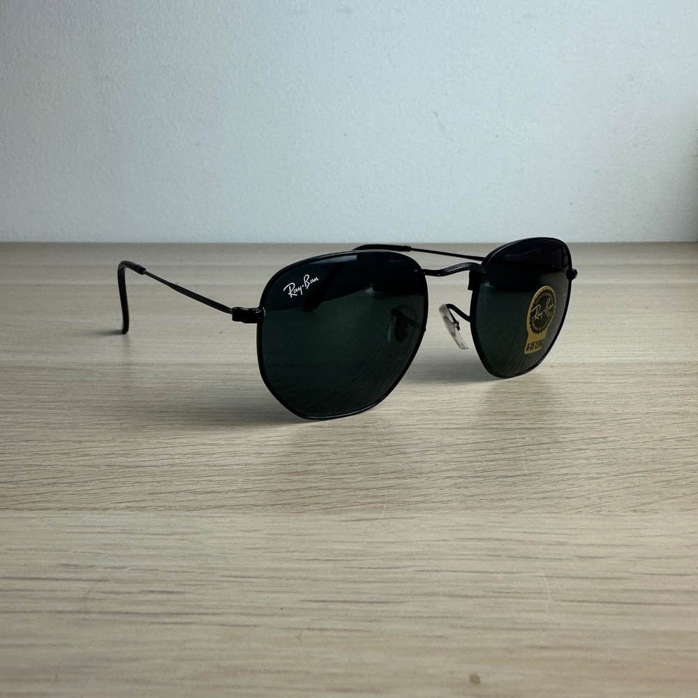 Ray-Ban Hexagonal RB3548 Black Frame/ Black Sunglasses